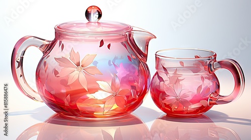 watercolor Teacup and tea UHD Wallpapar photo