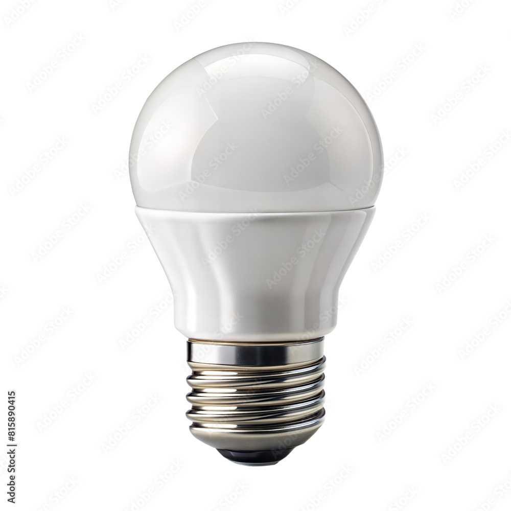LED light bulb isolated on transparent background LED light bulb isolated on transparent background