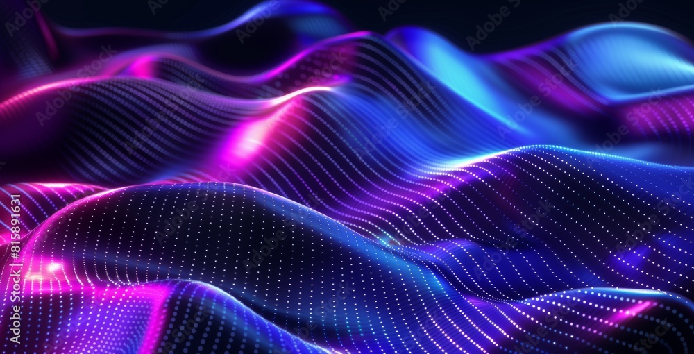 3d render of fluid abstract background with purple and blue neon colors on black 3d render of fluid abstract background with purple and blue neon colors on black