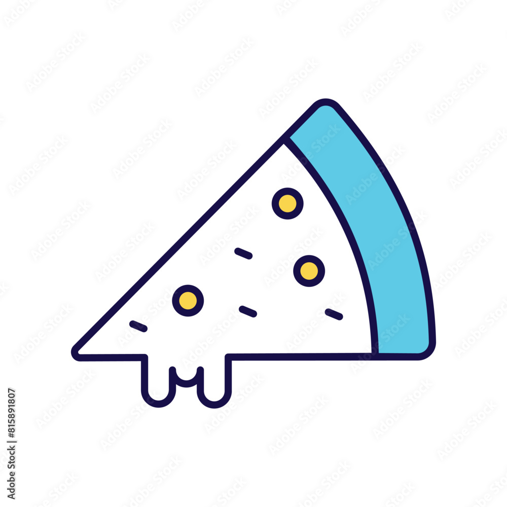 pizza slice icon with white background vector stock illustration pizza slice icon with white background vector stock illustration
