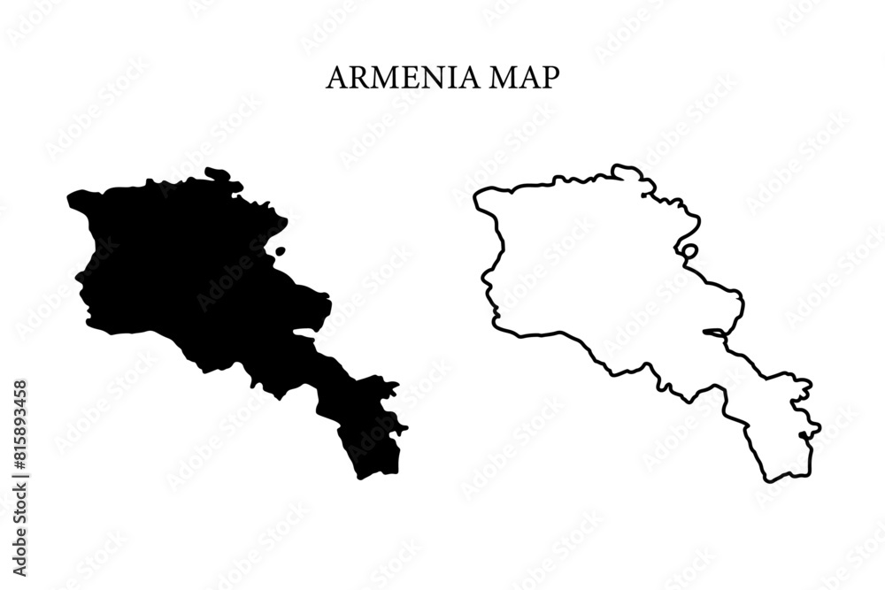 Armenia region map