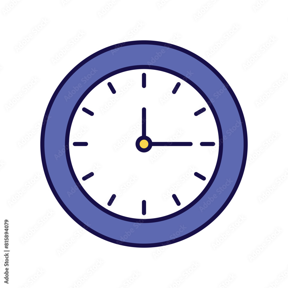 clock icon with white background vector stock illustration clock icon with white background vector stock illustration