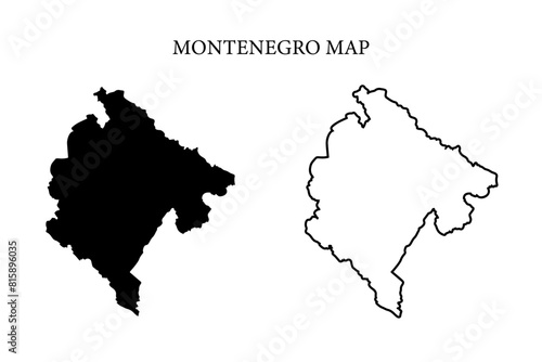 Montenegro region map