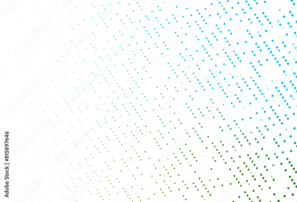 Light Blue, Green vector texture with disks.