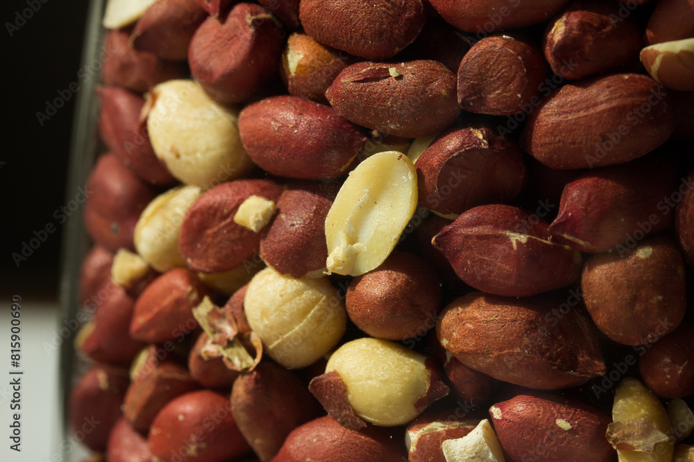 Macro photography of peanut background. Natural food concept. Macro photography of peanut background. Natural food concept.