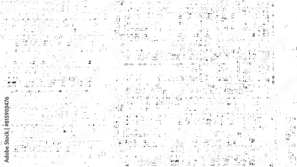 Abstract dirt texture seamless pattern. Distress overlay grainy texture for your design. Black grainy texture isolated on white background. Vector Design Elements.