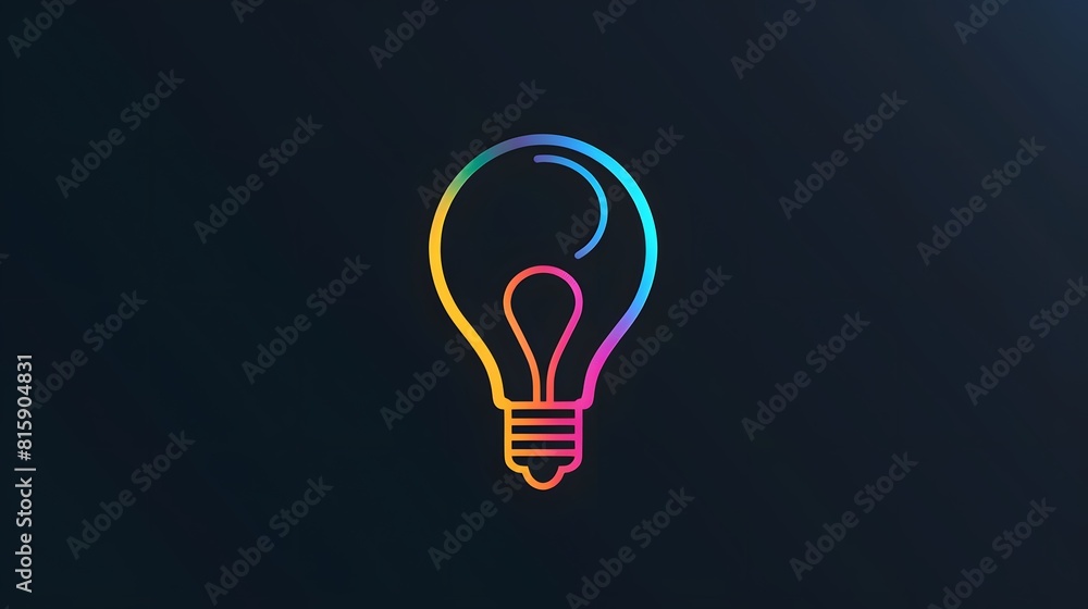 Modern Tech Bulb logo designs concept Modern Tech Bulb logo designs concept