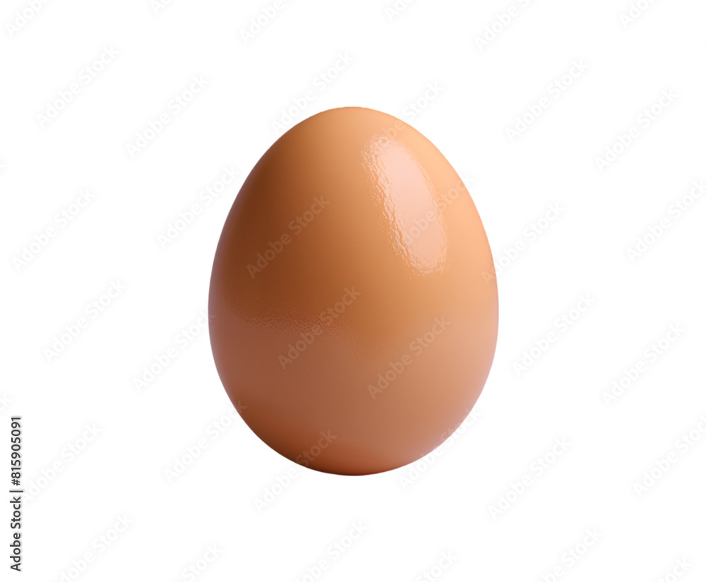 Single chicken egg isolated on transparent background Ai generative. Single chicken egg isolated on transparent background Ai generative.