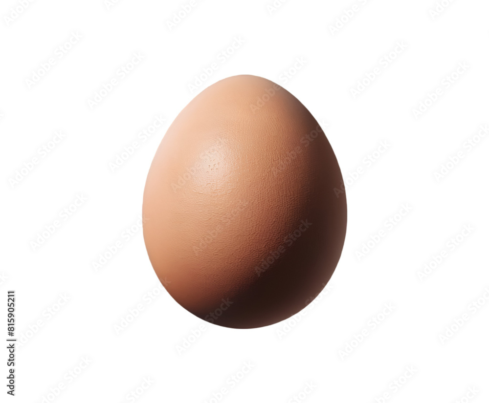 Single chicken egg isolated on transparent background Ai generative. Single chicken egg isolated on transparent background Ai generative.