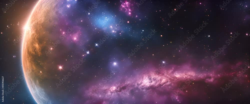 Amazing colorful galaxy in outer space Amazing colorful galaxy in outer space