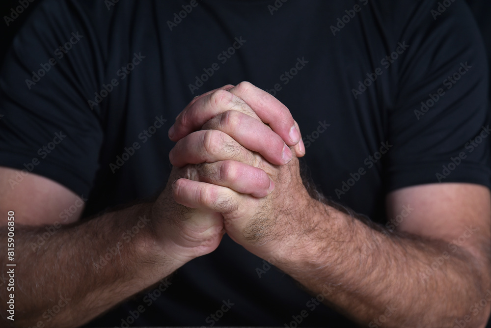 Fototapeta premium expression body movements modern man black and white photo fine art silhouette expression