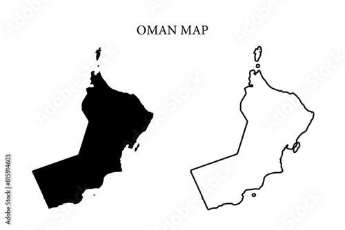 Oman region map