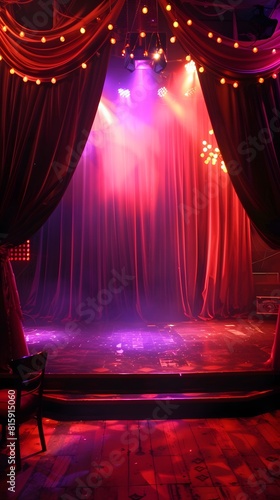 a drag show stage