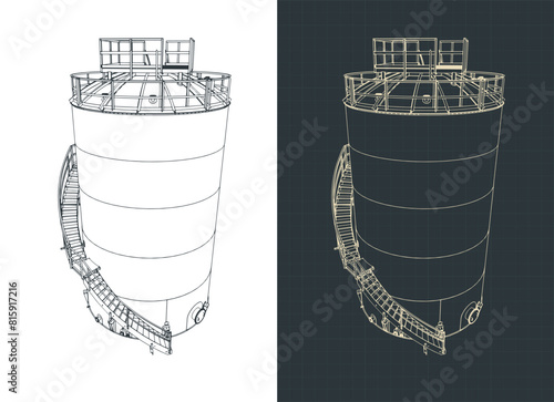 Petroleum product tank