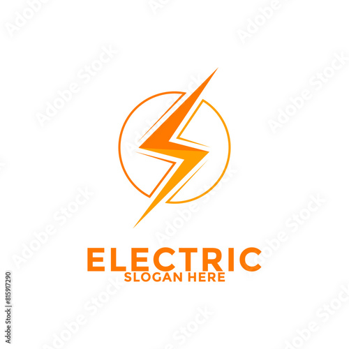 Free Download Fast Electric Logo Vector, Creative Speed Thunderbolt Energy Power Logo vector - GFXLoad