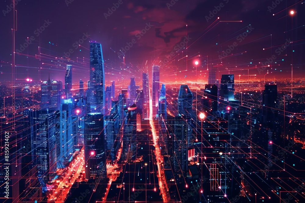 Virtual city and data visualization Virtual city and data visualization