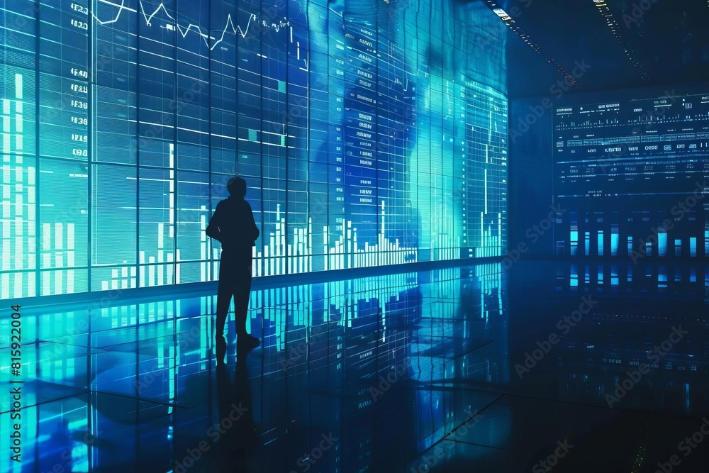 Visualization of stock market analysis in a hightech setting Visualization of stock market analysis in a hightech setting