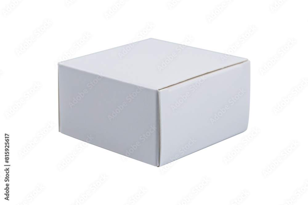 White box isolated on white background. White box isolated on white background.