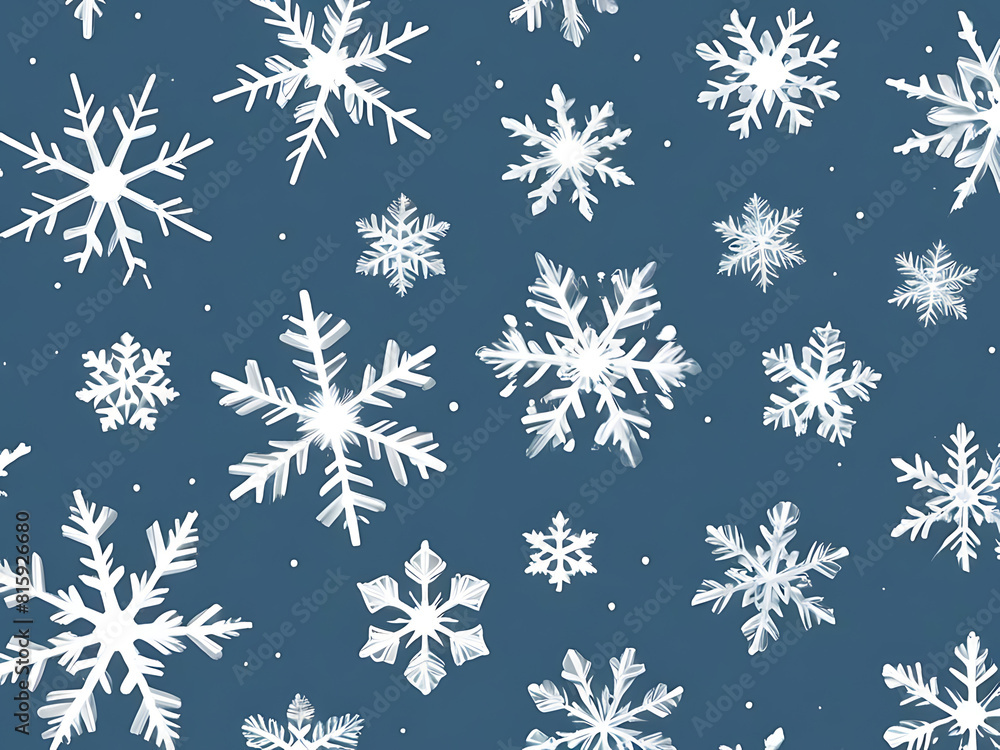 Simple White Winter snowflakes wallpaper style background design
Simple White Winter snowflakes wallpaper style background design