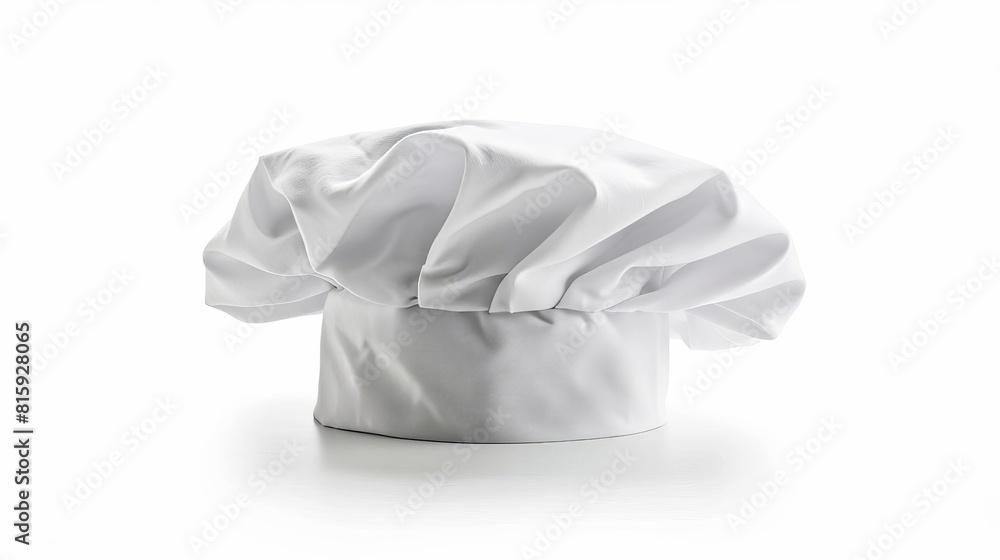 classic chef hat isolated on white background professional cooking accessory studio photography classic chef hat isolated on white background professional cooking accessory studio photography