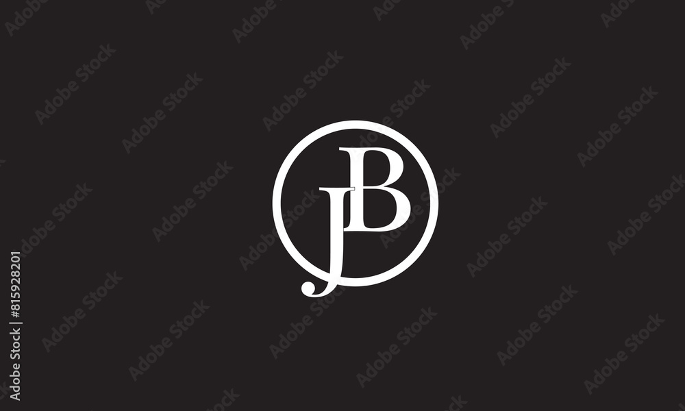 JB, BJ , J , B , Abstract Letters Logo Monogram JB, BJ , J , B , Abstract Letters Logo Monogram