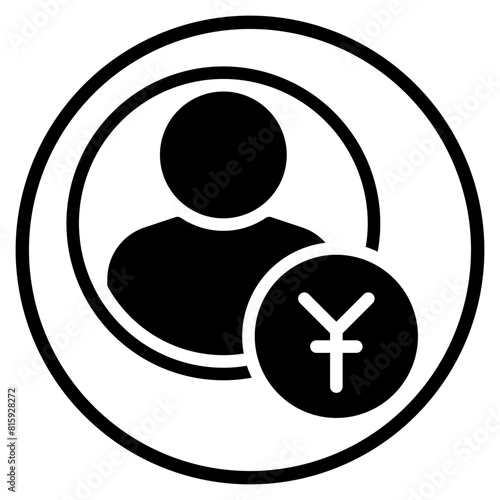 yen glyph icon