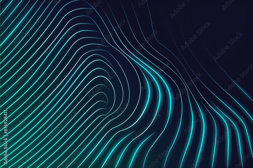 Vector background of blue lines on black, neon light effect with glowing edges Vector background of blue lines on black, neon light effect with glowing edges
