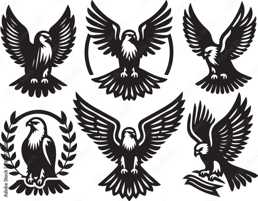 Fototapeta premium falcon vector ilastration