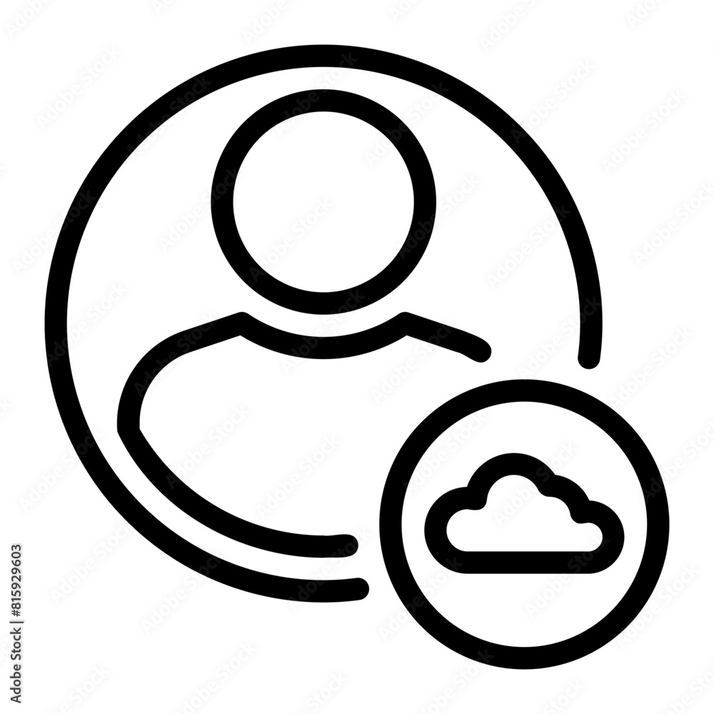 cloud line icon cloud line icon