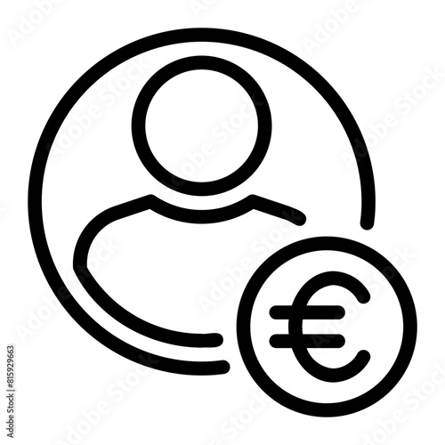 euro line icon