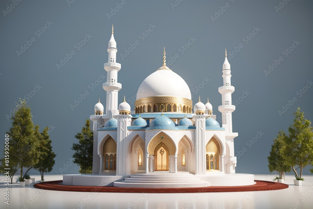 Obraz premium 3d rendering of mosque