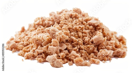 High-detail image of ground turkey, focusing on its lean and healthy quality, perfect for making turkey burgers, isolated background