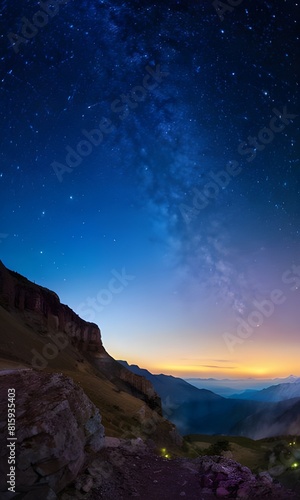 sunrise over the mountains