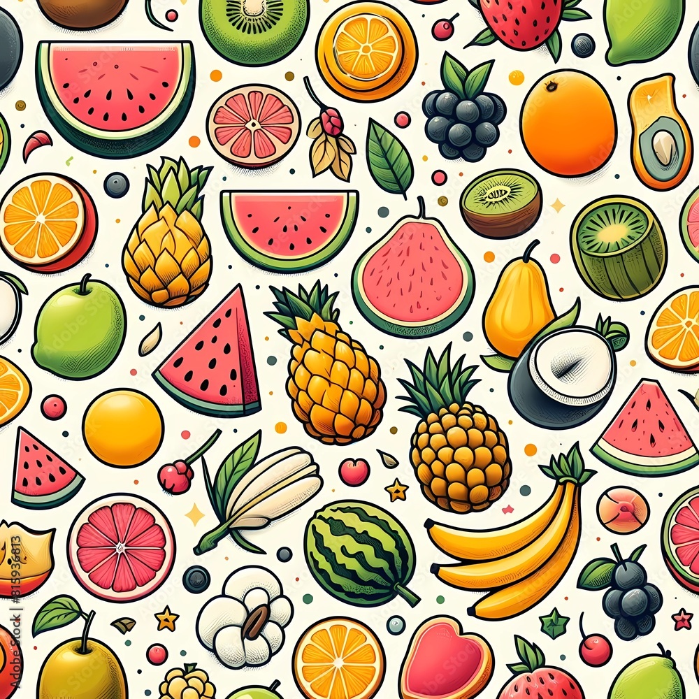 a picture of various fruits including one that says pineapple different fruits set illustration a picture of various fruits including one that says pineapple different fruits set illustration