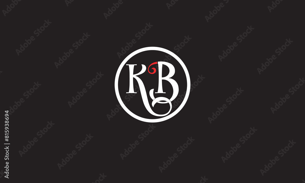 KB, BK , K , B, Abstract Letters Logo Monogram KB, BK , K , B, Abstract Letters Logo Monogram