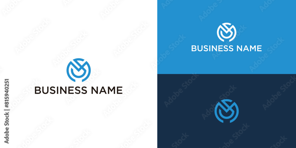 Elegant MS Initials Logo Design Elegant MS Initials Logo Design