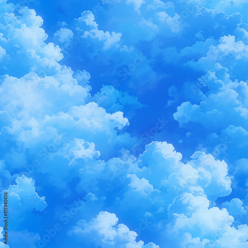 2D seamless cloud texture