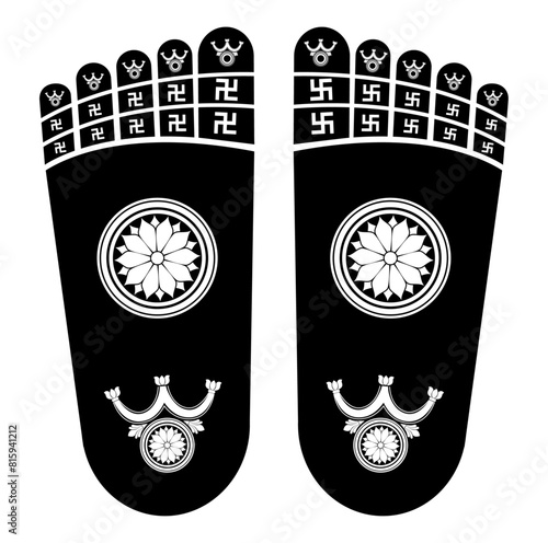 lord buddha footprints