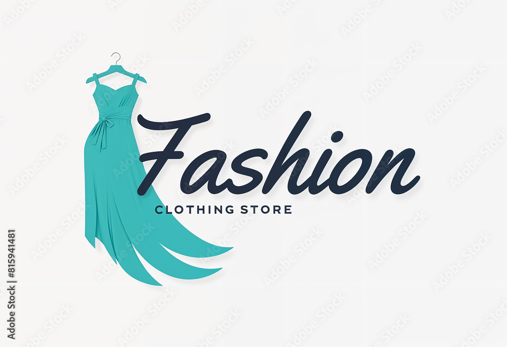 Fototapeta premium A fashion store advertises a fashion store