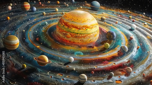 The Solar System With All Planets photo