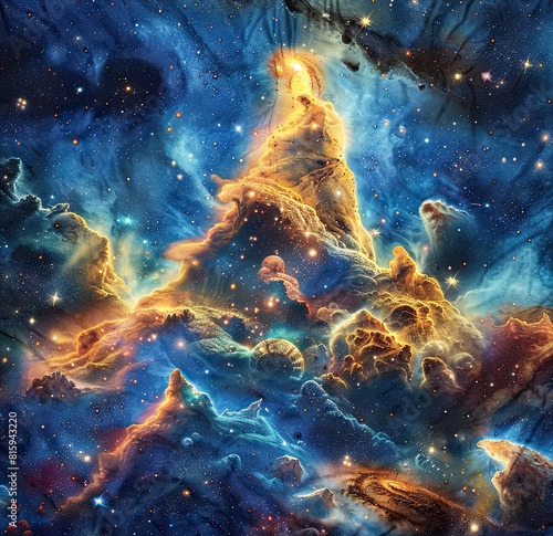 Cosmic Masterpiece Painted with Celestial Wonders and Interstellar Beauty