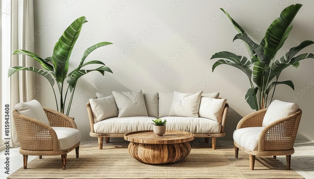 The modern interior design in light beige and turquoise tones exudes a sense of tranquility and sophistication, creating a harmonious living space The modern interior design in light beige and turquoise tones exudes a sense of tranquility and sophistication, creating a harmonious living space