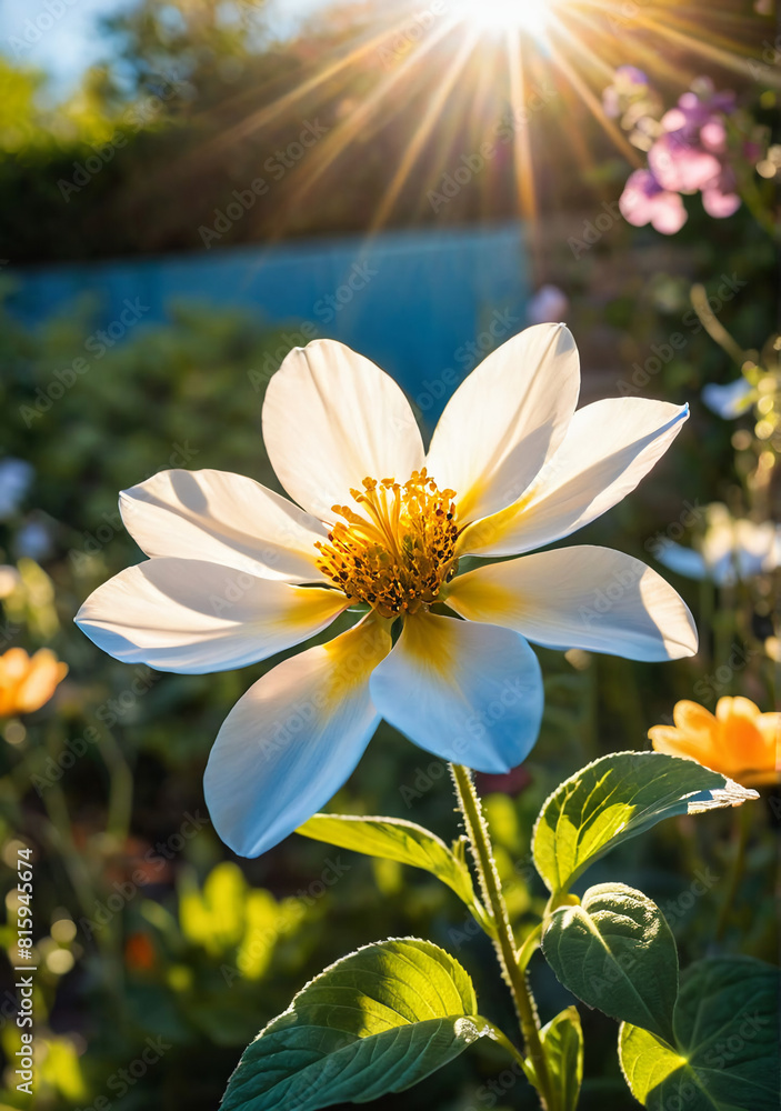 Summer Flower in Bloom Summer Flower in Bloom