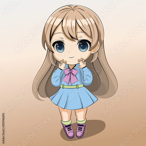 Cute chibi anime manga