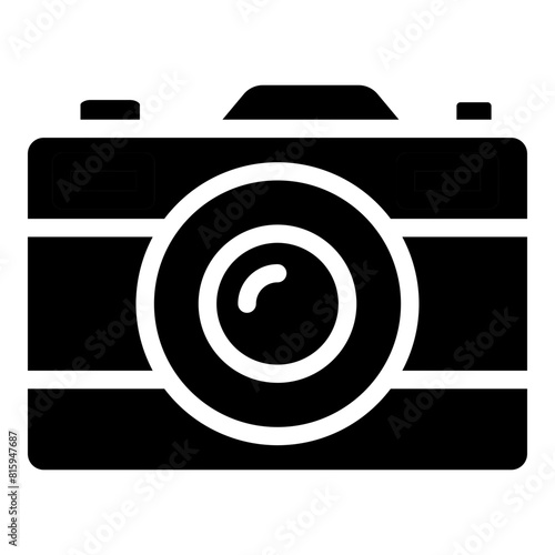 camera Glyph Icon Design