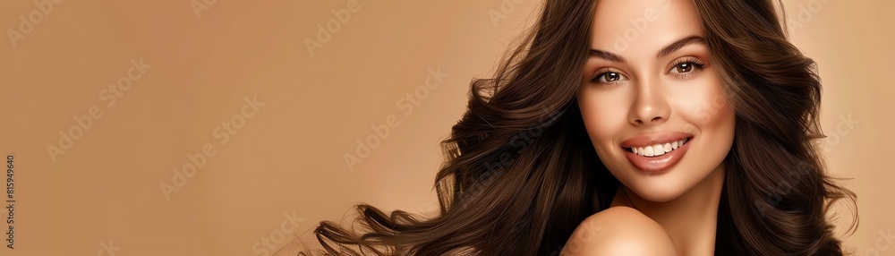 Natural beauty. The secret of a healthy and beautiful hair. Natural beauty. The secret of a healthy and beautiful hair.