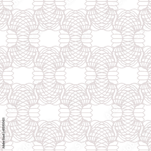 Abstract line shape flowers geometric motif basic pattern continuous background. Oriental style damask floral tile modern lux fabric design textile swatch ladies dress, man shirt all over print block
