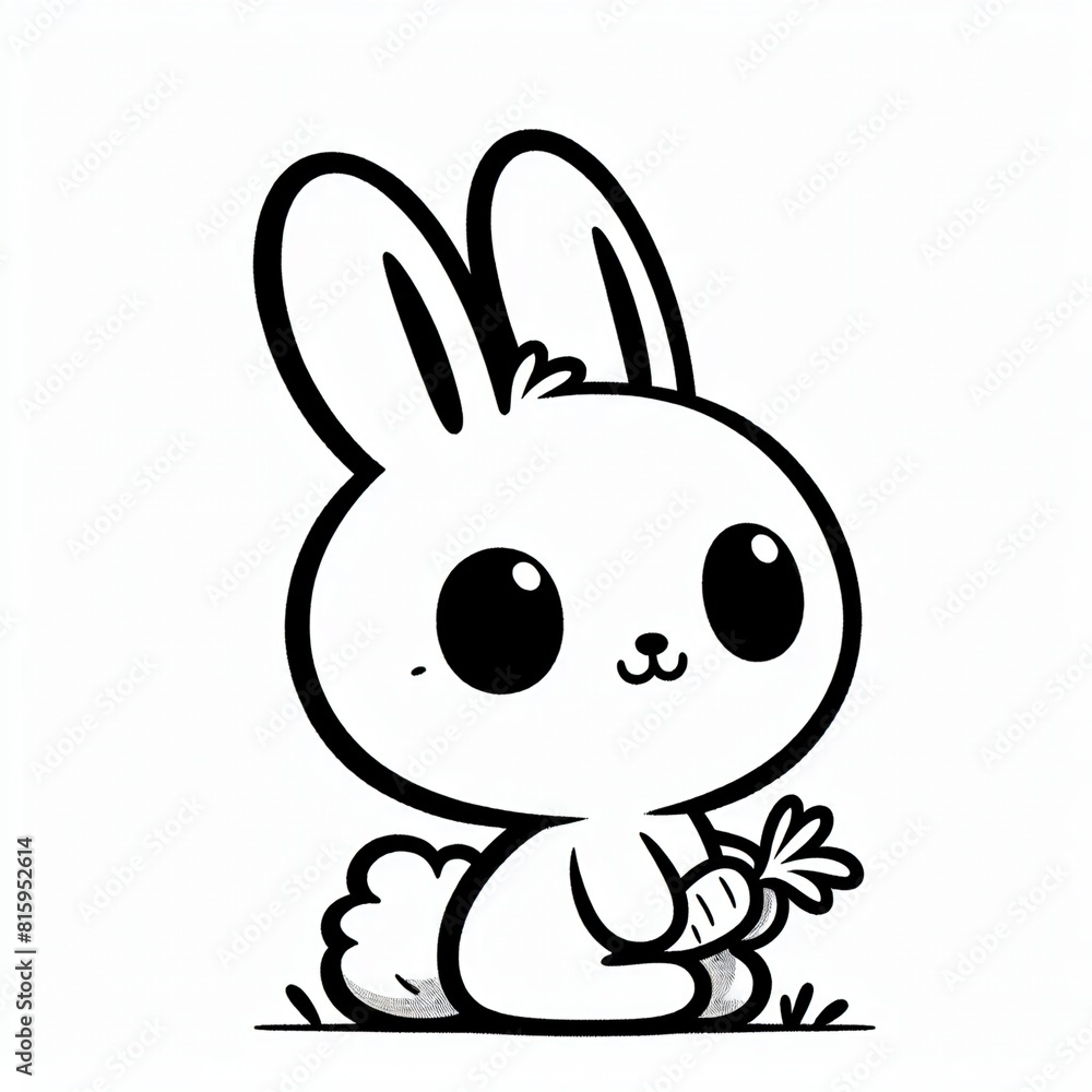 Rabbit cartoon image, illustration, generative AI
Rabbit cartoon image, illustration, generative AI