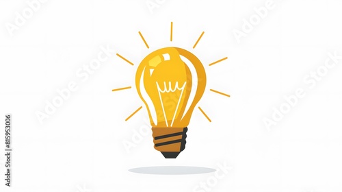 stylish conceptual digital light bulb idea design