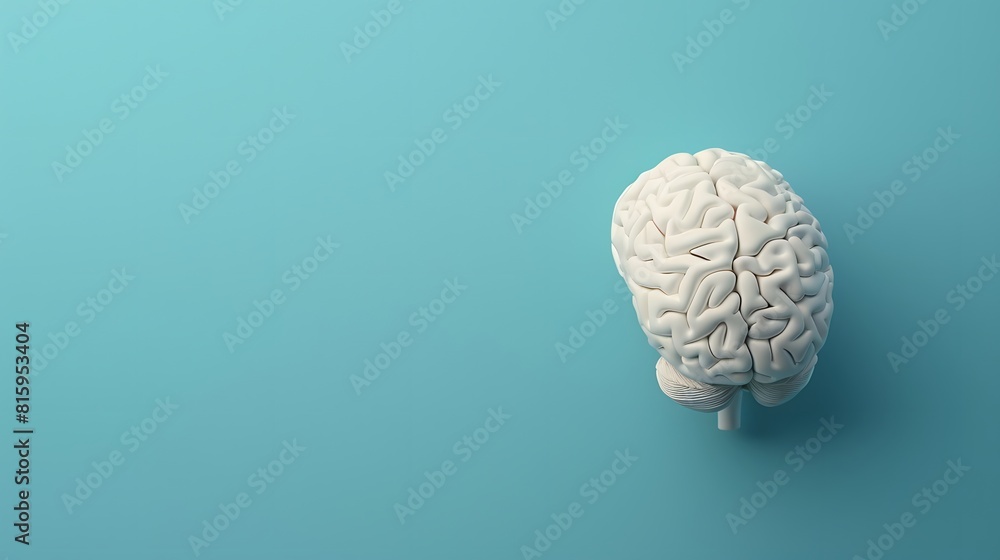 The concept of the human brain. The concept of the human brain.